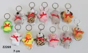 Breloczki dla dzieci - Sun-day Brelok Plusz Zwierz 7cm Sa Z2269 Mix - miniaturka - grafika 1