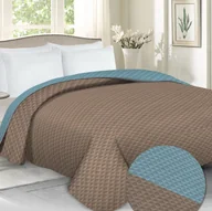 Narzuty - Domarex Narzuta na łóżko Laurine jasnoniebieski/beżowy, 220 x 240 cm - miniaturka - grafika 1