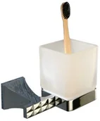 Kubki na szczoteczki do zębów - Art Platino PANAMA Uchwyt ze szklanką chrom PAN-86050 - miniaturka - grafika 1