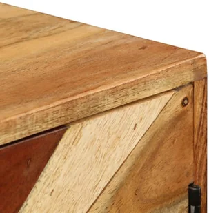 vidaXL Szafka z litego drewna mango, 85 x 30 x 75 cm - Komody - miniaturka - grafika 4