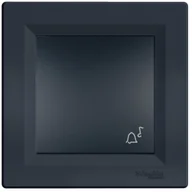 Wyłączniki światła i elektryczne - Schneider Electric Przycisk dzwonek Asfora antracyt EPH0801171 - miniaturka - grafika 1