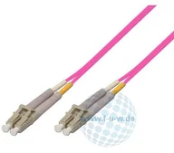 Kable miedziane - Tecline 39885305 OM4-włókien LWL-Kabel (50/125 m, 5,0 m) jasnoczerwony 4048889022139 - miniaturka - grafika 1