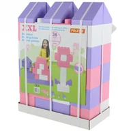 Klocki - Wader QT Klocki XXL 36 el. + Łącznik 30 el 68064 - miniaturka - grafika 1