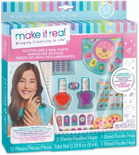 Make it real Zestaw do manicure. Glitter Girl Party - Zabawki kreatywne - miniaturka - grafika 2