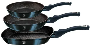Berlinger Haus Zestaw 3 patelni granitowych 20/24/28cm bh-6140 aquamarine BH-6140 Kinghoff - Patelnie - miniaturka - grafika 7