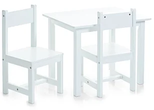 Zeller ZELLER 3-CZĘŚCIOWY KOMPLET MEBLI DZIECIĘCYCH 59 X 47 X 45 CM BIAŁY DREWNO 13450 - Pudła i pojemniki do przechowywania - miniaturka - grafika 2