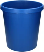 Kosze biurowe - HELIT Kosz plastikowy 18L niebieski Helit - miniaturka - grafika 1