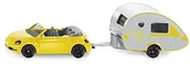 Samochody i pojazdy dla dzieci - Siku 1629 - Samochód osobowy z przyczepą kempingową 4366842 - miniaturka - grafika 1