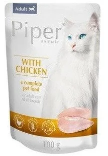 Dolina Noteci Piper dla kota z kurczakiem 10x100g saszetka) 42432-uniw - Mokra karma dla kotów - miniaturka - grafika 2