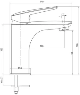 Deante Bateria umywalkowa CORIANDER - Baterie umywalkowe - miniaturka - grafika 6
