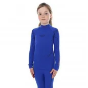 Bluzy narciarskie - Brubeck Bluza thermo jr ls13650 granatowy BLUZA JR WMN 140/146 KOBALT - miniaturka - grafika 1