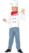 Guirca Guirca, Strój dla dzieci "Kucharz - Szef Kuchni", rozmiar 128/134cm - Stroje karnawałowe - miniaturka - grafika 3