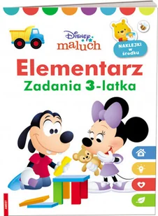 Ameet Disney maluch Elementarz Zadania 3-latka MCN-9201 Opracowania Zbiorowe - Książki edukacyjne - miniaturka - grafika 3