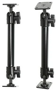 Brodit Aluminiowe podwójne ramię montażowe 251 mm o dużej wytrzymałości z regulacją 360° oraz kwadratową podstawą + EKSPRESOWA 202020 - Uchwyty samochodowe do telefonów - miniaturka - grafika 2