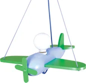 Lampy sufitowe - Hellux Samolot Clipper Zielono-Niebieski 104.23.14 - miniaturka - grafika 1