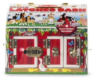 Melissa & Doug Drewniana Stodoła ze Zwierzętami Melissa and Doug 12564 - Figurki dla dzieci - miniaturka - grafika 2