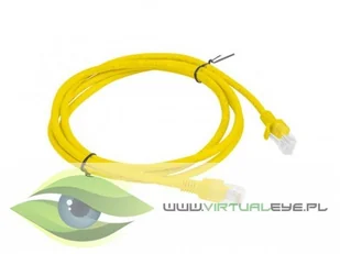 LANBERG Patch cord UTP kat.5e 1,5m żółty PCU5-10CC-0150-Y - Kable miedziane - miniaturka - grafika 3
