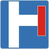 Wyposażenie miejsc publicznych - Znak drogowy informacyjny D-4B Wjazd na drogę bez przejazdu - miniaturka - grafika 1