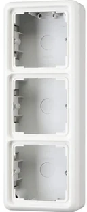 Jung cd58 3aww nasadki z ramą do montażu natynkowego 3-krotny CD583AWW - Wyłączniki światła i elektryczne Jung cd58 3aww nasadki z ramą do montażu natynkowego 3-krotny CD583AWW - Wyłączniki światła i elektryczne - miniaturka - grafika 1