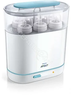 PHILIPS Avent elektryczny sterylizator parowy 3w1 regulowana konstrukcja na 6 butelek [284/03] 9062092 - Podgrzewacze butelek i sterylizatory - miniaturka - grafika 2