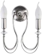Lampy ścienne - Jupiter 1690 - Kinkiet MELANI 2xE14/40W/230V srebrny - miniaturka - grafika 1