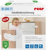 Zabezpieczenia dla dzieci - Reer Zabezpieczenie kątowe szuflad przyklejane 3M RE-71050 - miniaturka - grafika 1