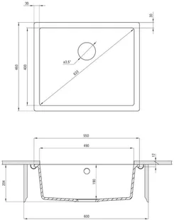Deante CORDA ZQA T10B | - Zlewozmywaki - miniaturka - grafika 8