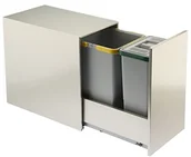 Kosze na śmieci - FENIKS Elle Tipi PA2 inl424326 A z pedałem segregacja śmieci, zdejmowane ze stali nierdzewnej do Base PA2 INL424326A - miniaturka - grafika 1