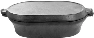 Orion Brytfanna żeliwna patelnia grillowa garnek 28 cm 127017 - Brytfanny - miniaturka - grafika 3