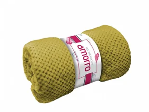 Koc żakardowy AMORRO/OLIWKA/200x220 KOCCZA/AMORRO/OLIW/200X220 - Koce - miniaturka - grafika 2