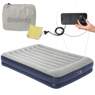 Materac Dmuchany Z Pompką 203x152x36 Bestway 67725 - Materace turystyczne - miniaturka - grafika 2