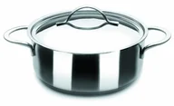 Rondle - Ibili Noah 605028 garnek z pokrywką, ze stali nierdzewnej, średnica 28 cm 605028 - miniaturka - grafika 1