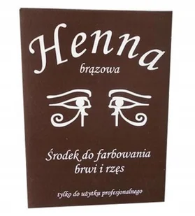 Henna Szczecińska Proszkowa W Proszku Brązowa 25g - Akcesoria i kosmetyki do stylizacji brwi - miniaturka - grafika 2
