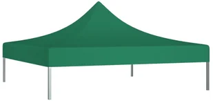 vidaXL Dach namiotu imprezowego, 3 x 3 m, zielony, 270 g/m - Pawilony ogrodowe - miniaturka - grafika 3