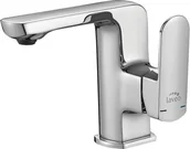Baterie umywalkowe - Laveo Calla Jednouchwytowa bateria umywalkowa stojąca z wylewką L chrom BAC02ND - miniaturka - grafika 1