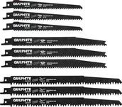 Akcesoria do urządzeń ogrodniczych - Graphite Brzeszczoty bagnetowe Brzeszczoty do piły szablastej HCS zestaw 3 szt 56H047 - miniaturka - grafika 1
