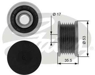 Gates oap7110 generator kołowrotek z wolnym biegiem OAP7110 - Inne akcesoria audio-wideo - miniaturka - grafika 3