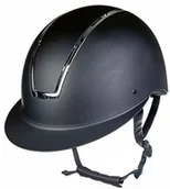 Kaski do jazdy konnej - HKM HKM Lady Shield kask jeździecki czarny/Shiny Silver S, 9179, s=52-54cm 12509-9179-S - miniaturka - grafika 1