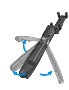 4kom.pl Uchwyt Selfie Stick Tripod bezprzewodowy L01S Wireless Black 1233 - Selfie stick - miniaturka - grafika 2