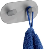 Wieszaki łazienkowe - Wenko Wieszak na ręczniki 2 haczyki 22936100 - miniaturka - grafika 1