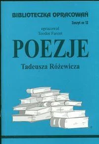 Biblios Poezje Tadeusza Różewicza - zeszyt 12 - Teodor Farent - Lektury szkoła podstawowa - miniaturka - grafika 2