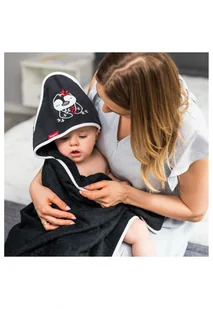 baby ono 343/02 OKRYCIE KĄPIELOWE BAMBUSOWE 85 X 85 CZARNE - Okrycia kąpielowe dla dzieci - miniaturka - grafika 5