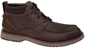 Botki męskie - Clarks Trzewiki trekkingowe Mahale Mid Dark Brown Brązowe nieocieplane 41002 - miniaturka - grafika 1