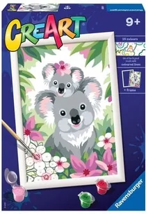Ravensburger Malowanka CreArt Słodkie Koale 20050 20050 - Zabawki kreatywne - miniaturka - grafika 3