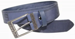 MASSIMO (PL) Pasek Skórzany MASSIMO (PL) Tłoczony Napis "JEANS" Skóra Naturalna EXTRA 40 mm GRANATOWY - Paski MASSIMO (PL) Pasek Skórzany MASSIMO (PL) Tłoczony Napis "JEANS" Skóra Naturalna EXTRA 40 mm GRANATOWY - Paski - miniaturka - grafika 1