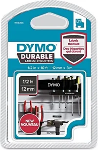Dymo Taśma do nadruku 1978365 12 mm x 3 m Kolor taśmy czarny Kolor nadruku biały - Etykiety do drukarek - miniaturka - grafika 3