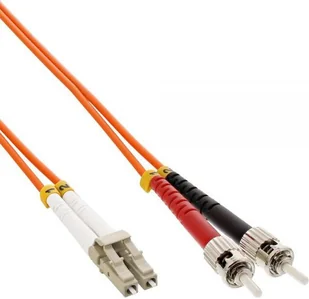 InLine 88518 LWL Duplex Cable (LC/ST, 50/125 m, OM2, 25 m) 88518 - Kable światłowodowe - miniaturka - grafika 3