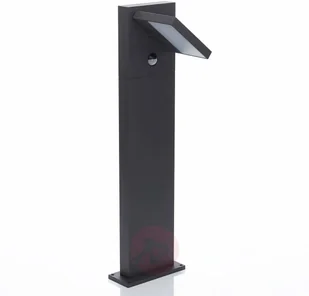 Lampenwelt com Słupek oświetleniowy LED Silvan 65 cm, czujnik - Lampy ogrodowe - miniaturka - grafika 2
