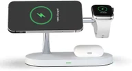 Ładowarki do telefonów - Tech-Protect Ładowarka indukcyjna Qi MagSafe 3w1 do iPhone/AirPods/Watch White - miniaturka - grafika 1