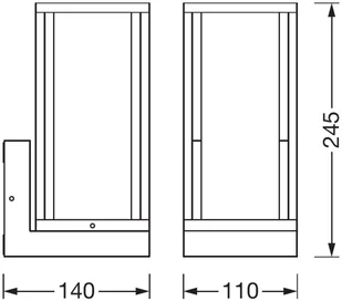 LEDVANCE Endura Classic Frame kinkiet zewnętrzny - Lampy ogrodowe - miniaturka - grafika 4